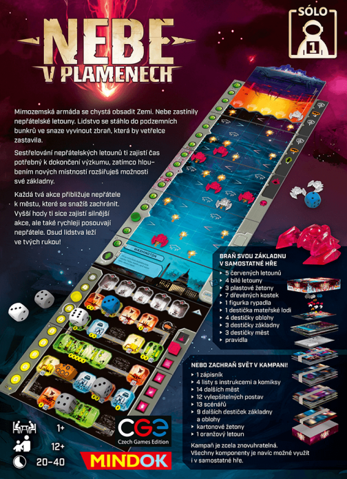 Nebe v plamenech