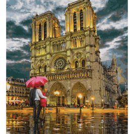 Katedrála Notre-Dame v Paríži (40 x 50 cm)