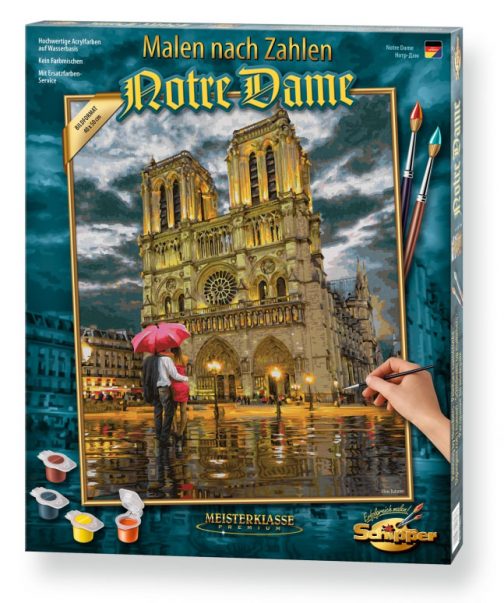Katedrála Notre-Dame v Paríži (40 x 50 cm)