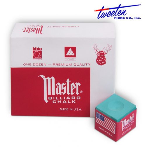 Biliardová krieda Master zelená 12ks
