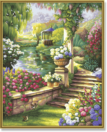 Záhradný raj (40 x 50 cm)