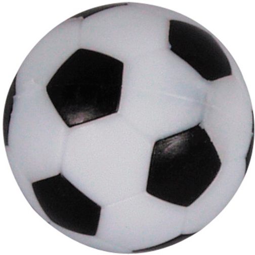 Futbalová loptička čierno-biela