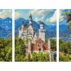 Zámok Neuschwanstein maľovanie podľa čísel