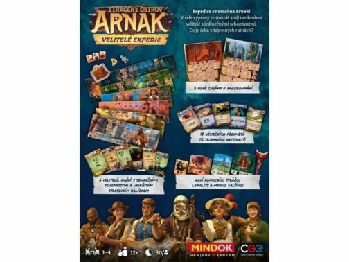 Ztracený ostrov Arnak : Velitelé expedic