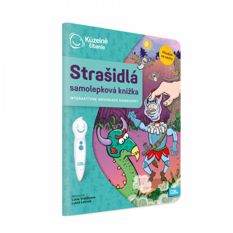 Kúzelné čítanie – Strašidlá samolepková kniha