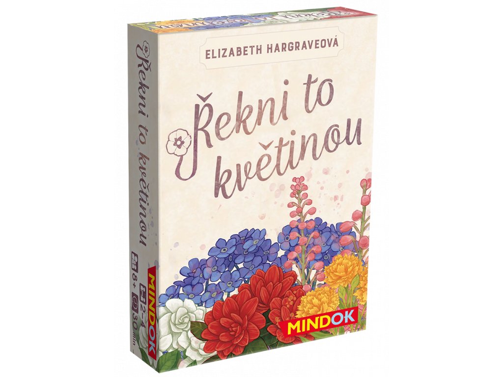 Řekni to květinou kartová hra