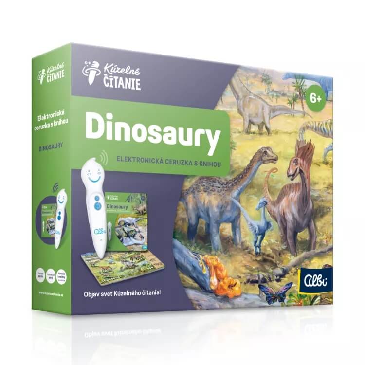 Kúzelné čítanie Dinosaury s elektronickou ceruzkou