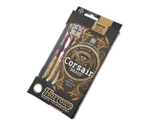 Šípky Harrows Corsair soft 18g red