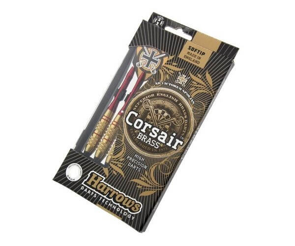 Šípky Harrows Corsair soft 18g red